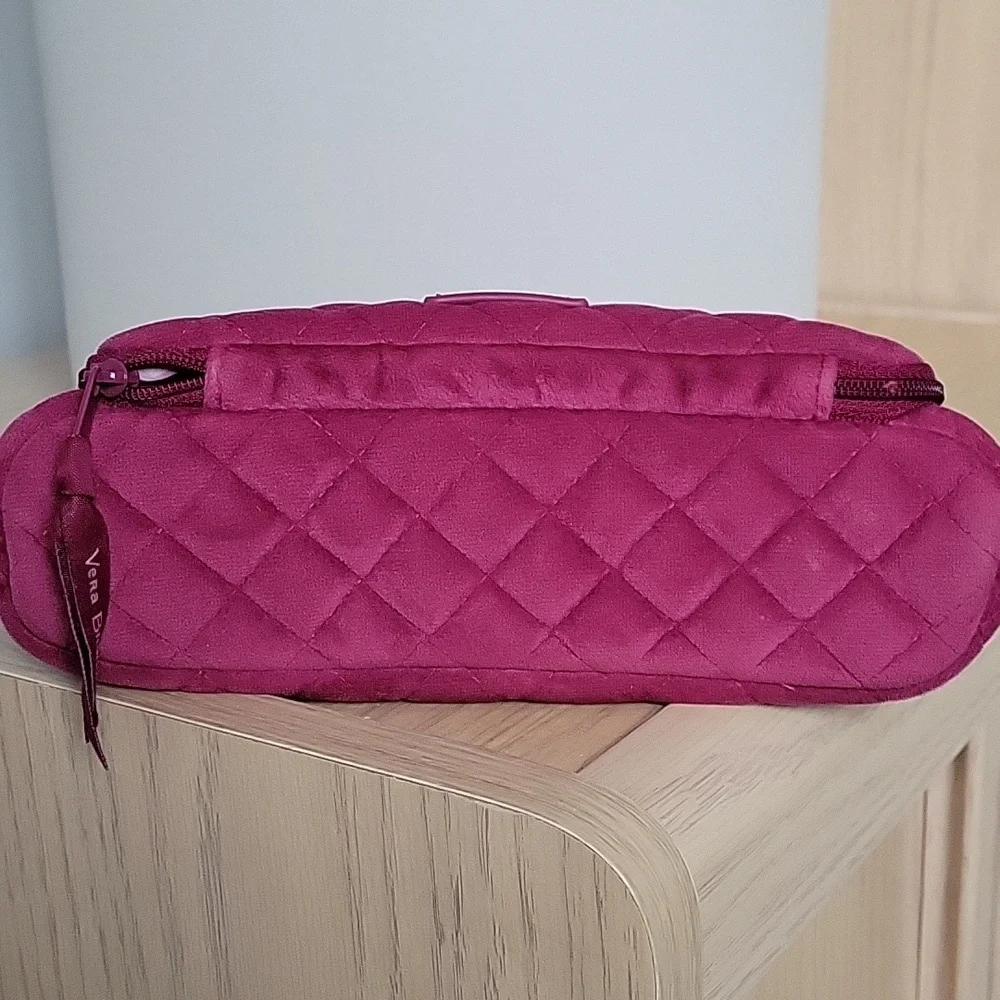 Vera Bradley Quilted Makeup Bag in Purple Fuscia - Picture 7 of 7